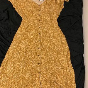 Universal Thread Women's Yellow Dress